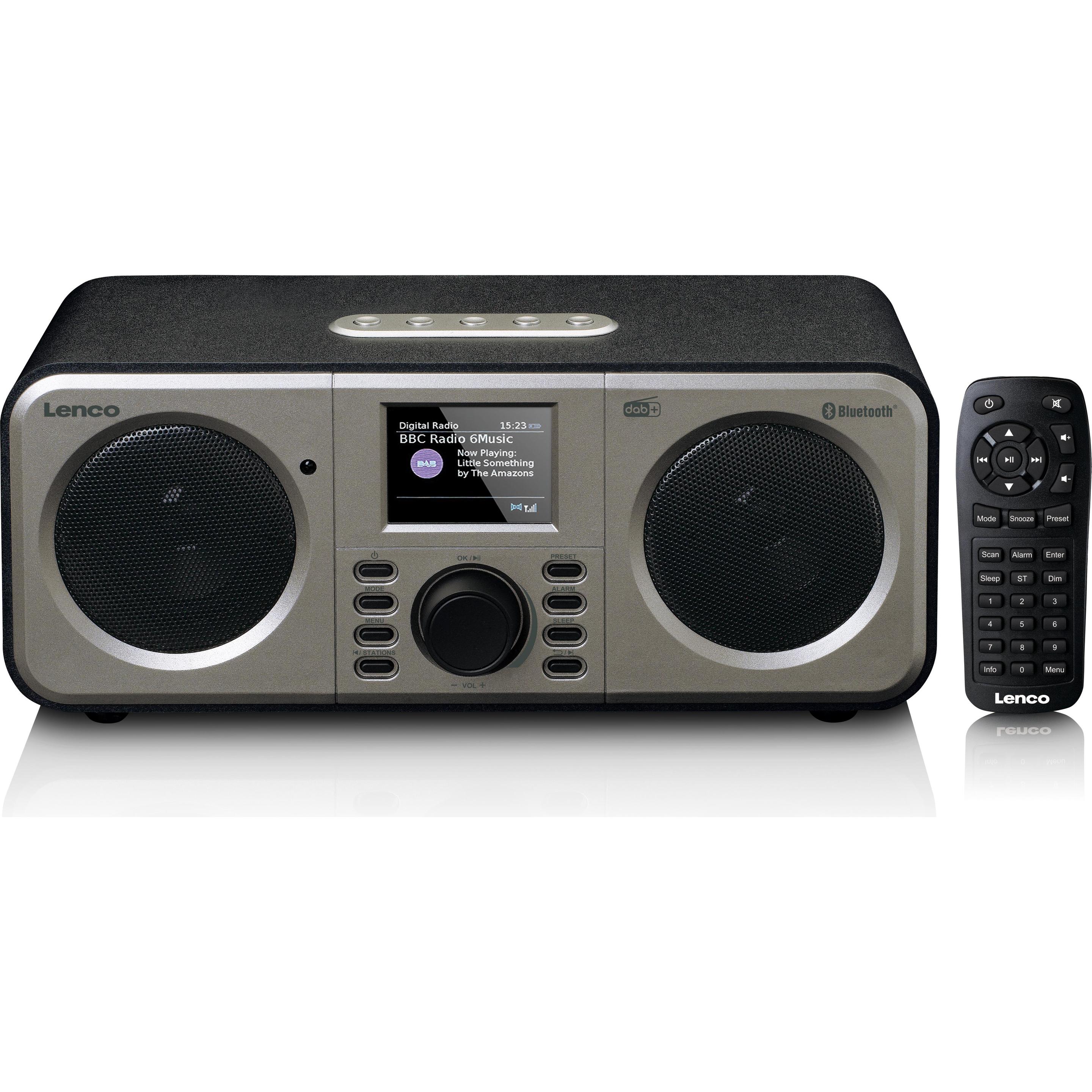 Lenco DAR-030BK (FM, DAB+, Bluetooth), Radio, Schwarz