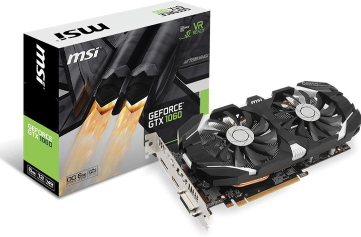Actual product image MSI GeForce GTX 1060 6GT OC (6 GB)