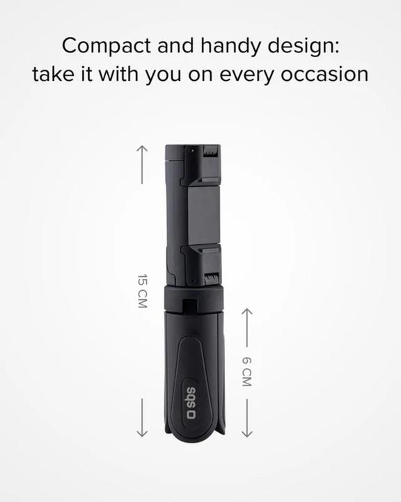 Actual product image SBS Selfie Tripod compact black