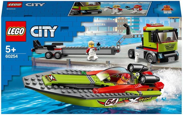 Produktbild LEGO Rennboot-Transporter (60254, LEGO City)