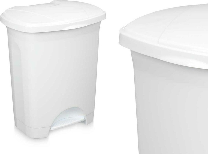 Produktbild Natec Papierkorb mit Pedal Weiss Kunststoff 30 L (4 Stück) (30 l)