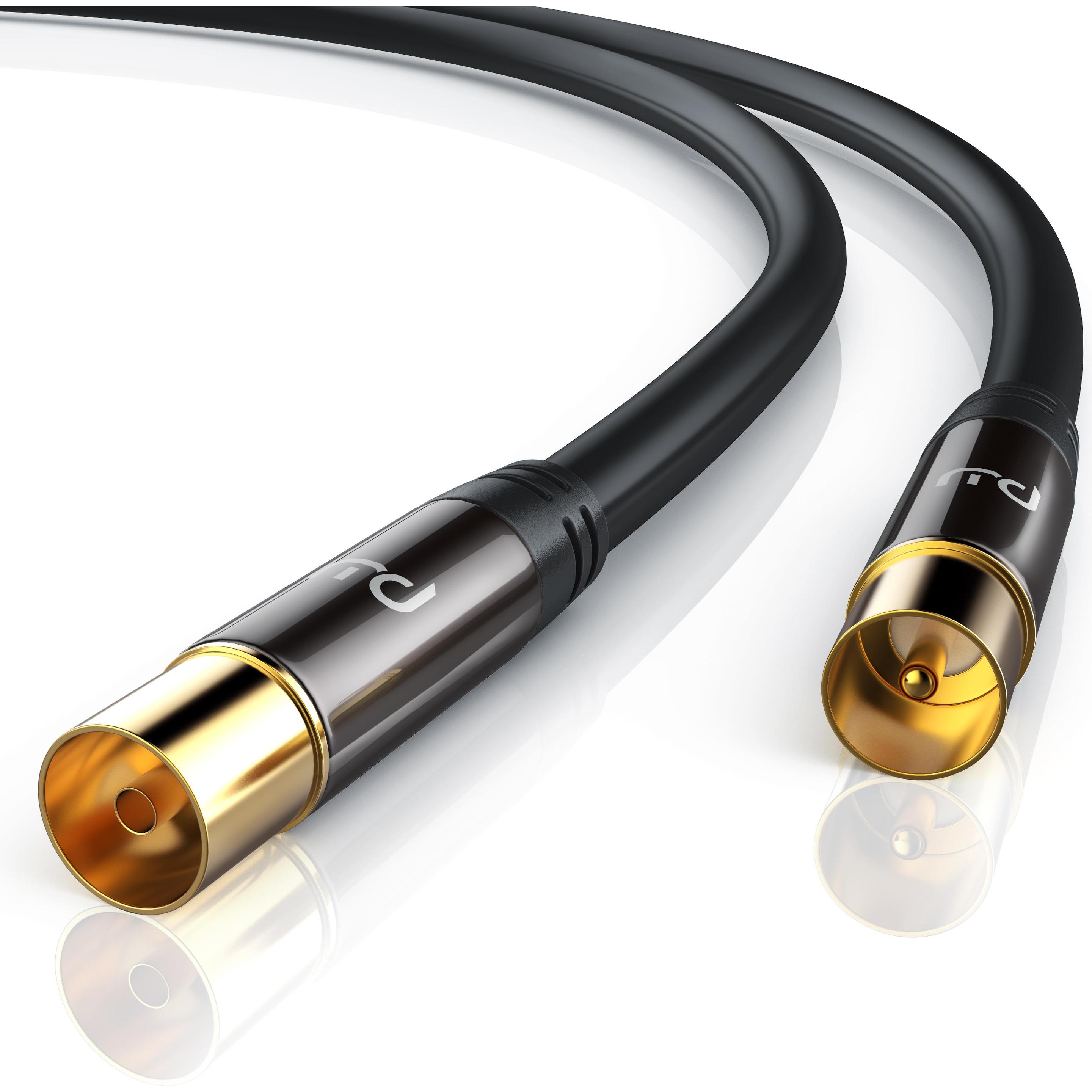 Primewire Premium Koaxialkabel (85 dB, Antennenkabel), Antennenkabel