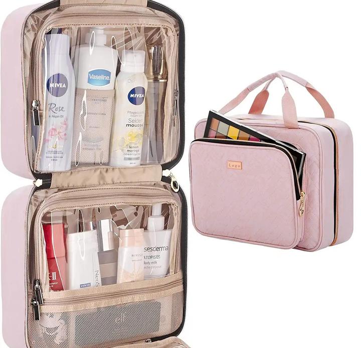 Actual product image Noya Reise Kulturbeutel Kosmetik Make Up Tasche Necessaire Organizer Bag - Rosa 30x22cm