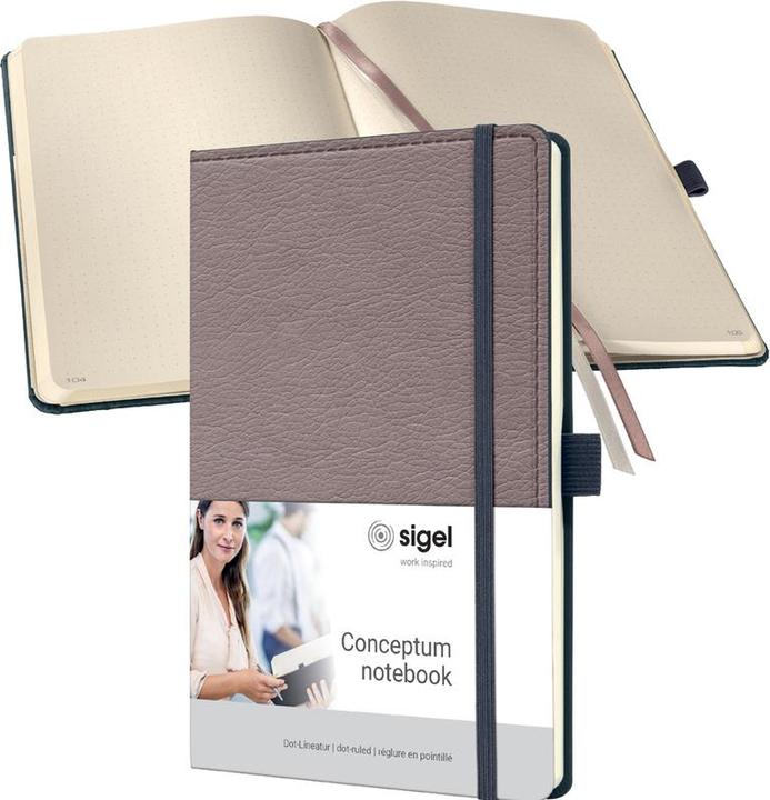 Produktbild Sigel Notizbuch Conceptum Hardcover - Design Casual (135 x 203 mm, Gepunktet, Harter Einband)