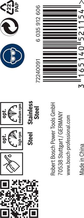 Produktbild Bosch Professional Zubehör PRO Stainless Steel HSS-Co Spiralbohrer, 4 x 43 x 75 mm (4 mm)