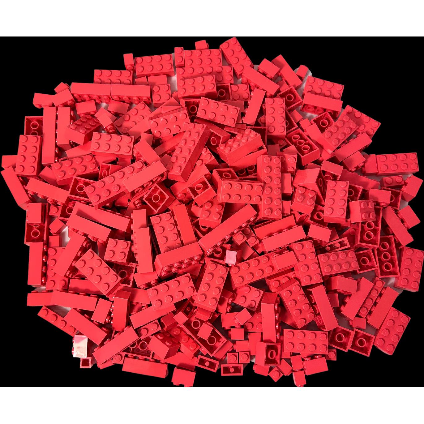 LEGO Bausteine Hochsteine Koralle Rot Basic Mix - NEU! Menge 100x (LEGO Classic)