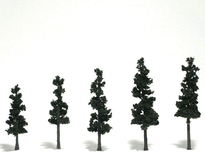 Produktbild Woodland Scenics Nadelbäume 6 - 10 cm (5 St.)