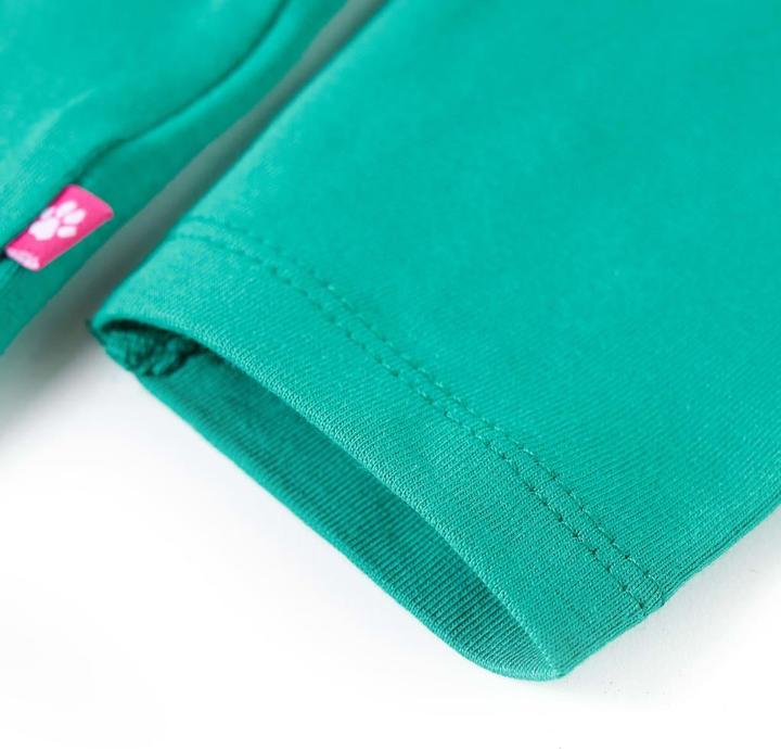 Produktbild vidaXL Kinder-Langarmshirt Hellgrün 92,Material: 95 % Baumwolle. 5 (92)