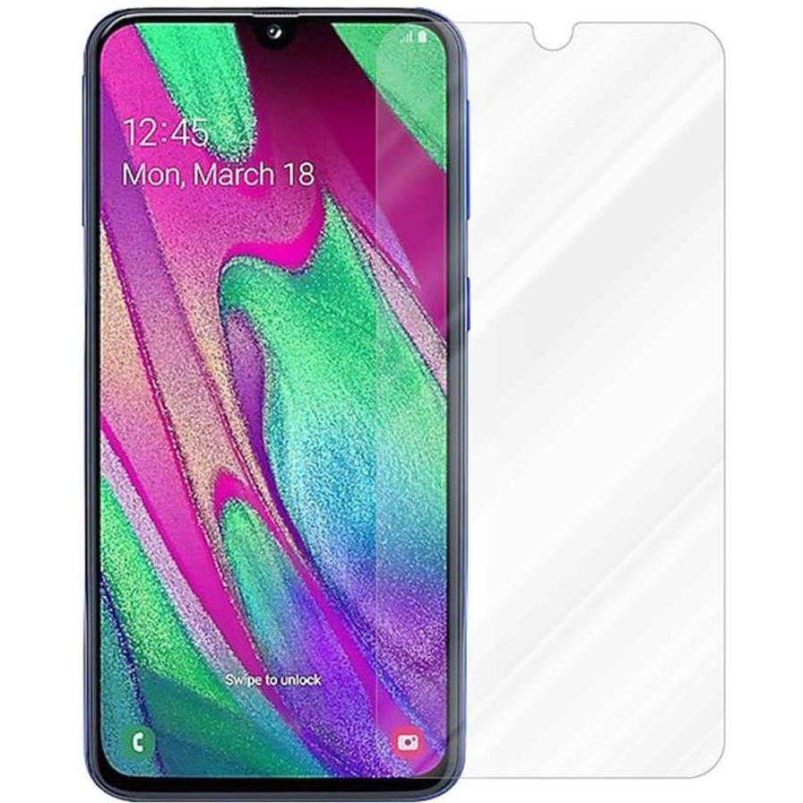 Cadorabo Display Schutzglas für Samsung Galaxy A40 (1 Stück, Samsung Galaxy A40), Smartphone Schutzfolie, Transparent