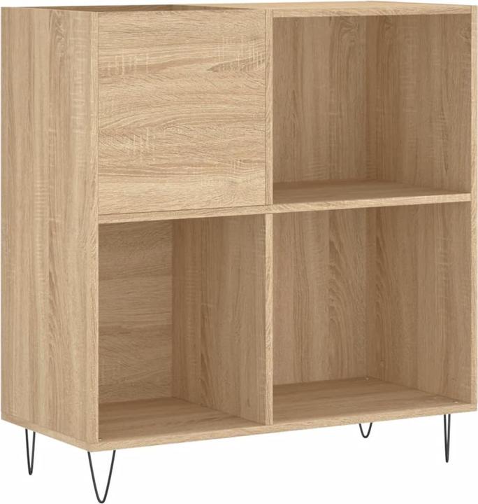 Produktbild vidaXL Plattenschrank Sonoma-Eiche 84,5x38x89 cm Holzwerkstoff