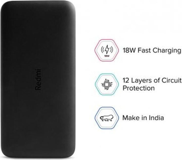 Produktbild Xiaomi Redmi Akkuladegerät (20000 mAh, 18 W, 74 Wh)