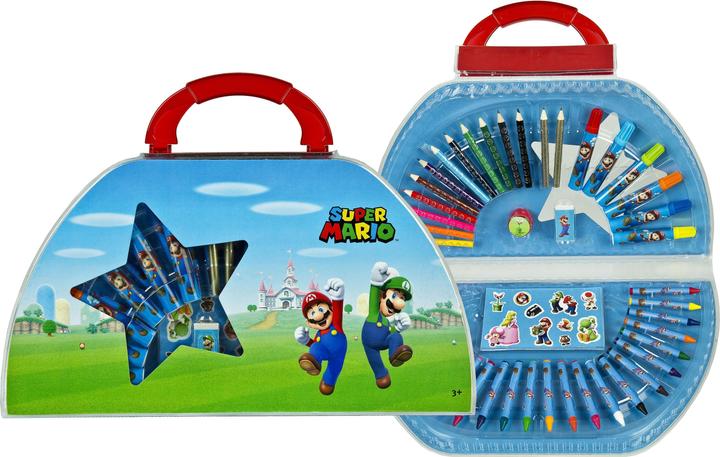 Undercover Painting Set Suitcase Super Mario 51 pieces