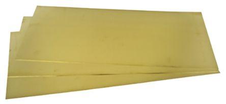 Produktbild RS PRO Brass sheet 600 x 300 x 0.45mm (600 mm, 300 mm, 0.45 mm)