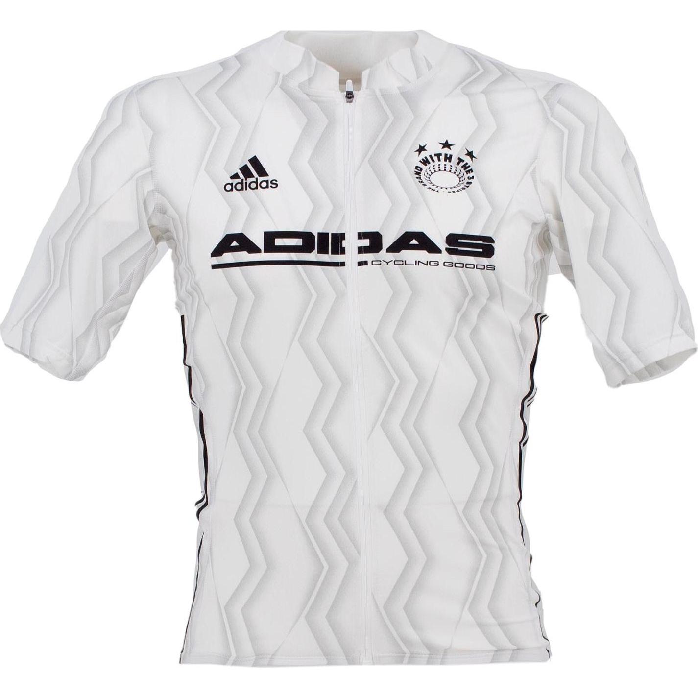 adidas, Herren, Sportshirt, Cycling The Jersey Q3 M Jersey Rad Trikot T-Shirt weiss (M), Weiss, M