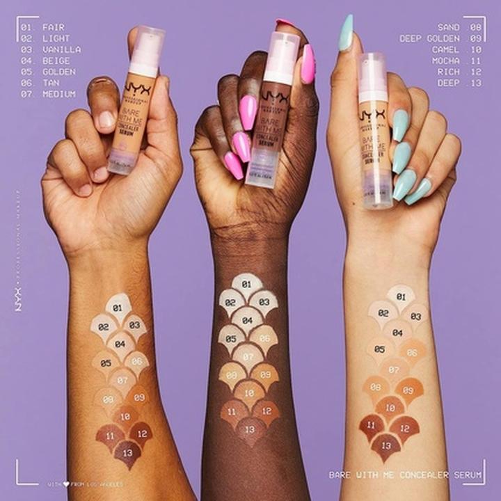 Produktbild NYX Professional Make-Up Bare With Me Serum Concealer (5.7 Light Tan)