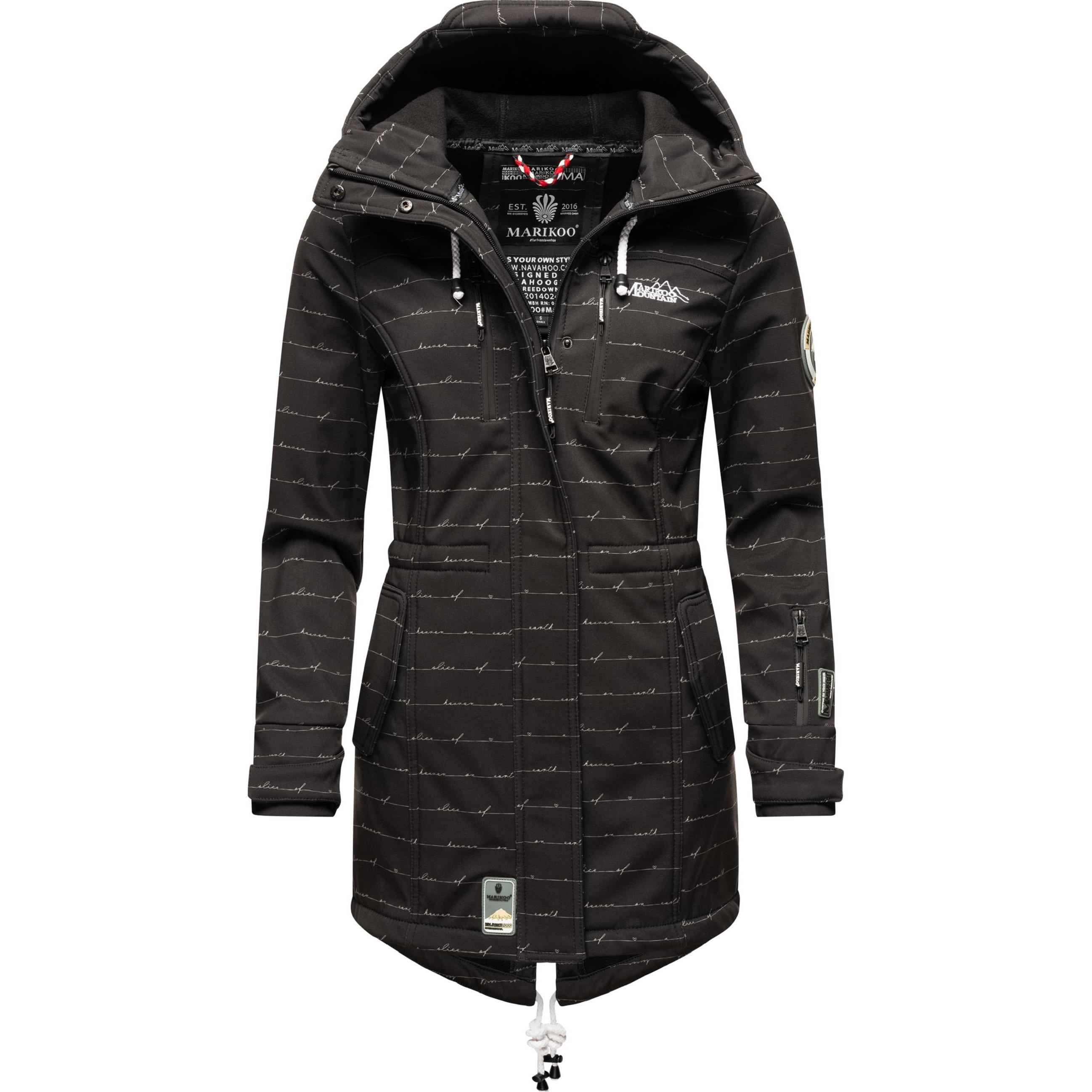 Marikoo, Damen, Jacke, Zimtzicke (M), Schwarz, M