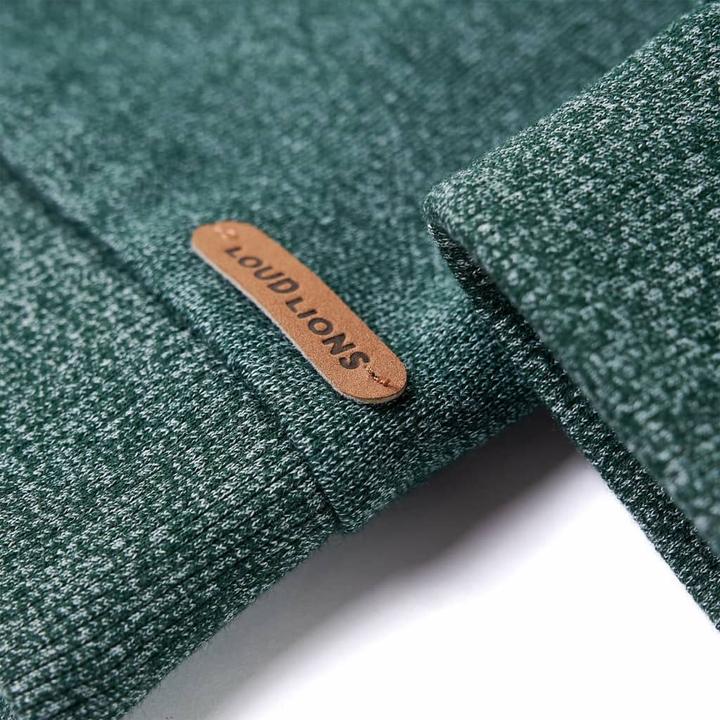 Immagine prodotto vidaXL Felpa da bambino verde scuro melange 92,Materiale: 50 (92)