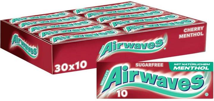 Actual product image Airwaves Cherry Menthol (30 pcs., 420 g)