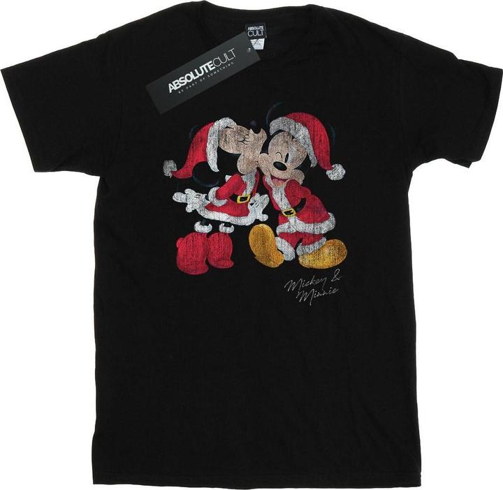 Produktbild Disney Mickey And Minnie Christmas Kiss TShirt (L)