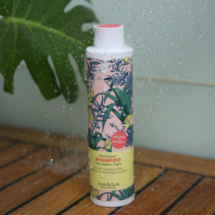 Image du produit Jean & Len Aloe Vera & Basil, Shampooing, 300 ml (300 ml, Shampoing liquide)