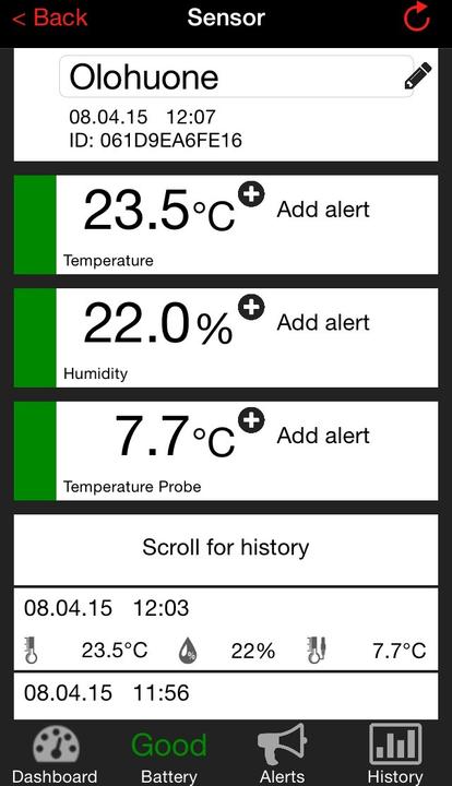 Produktbild Suomen Lämpömittari Oy WeatherHub temperature transmitter -39.9 - 59.9??C Indoor