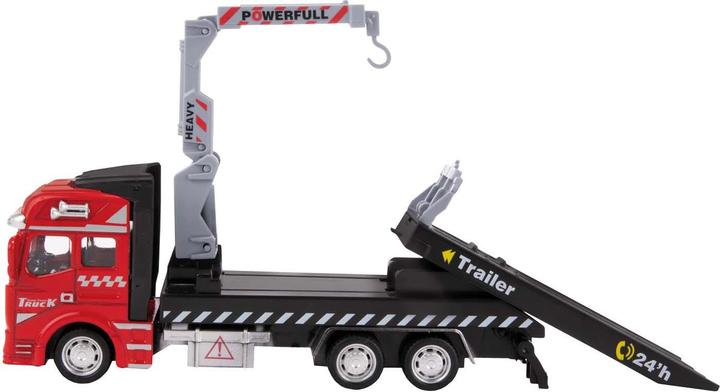 Immagine prodotto Toi-Toys Carro attrezzi in scala ridotta con piattaforma di sollevamento e ritiro