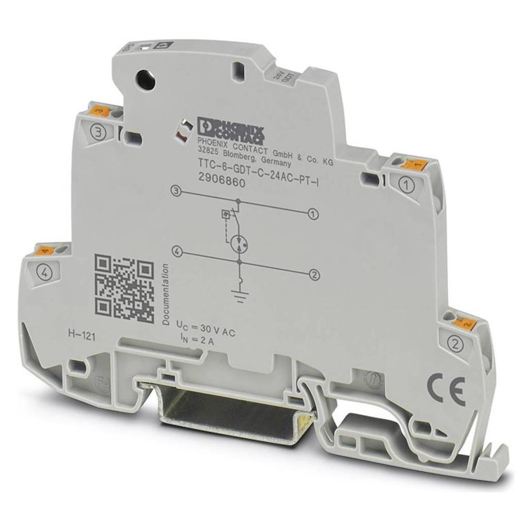 Phoenix Contact Grigio Protezione Contro Le Sovratensioni, Ttc-6-Gdt-C-24Ac-Pt-I