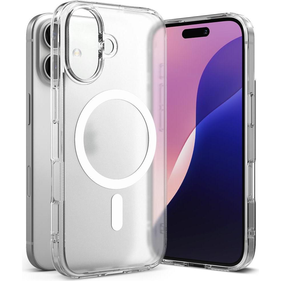 Thumbnail - Ringke Case for iPhone 16 FUSION MAGNETIC MATTE CLEAR (Apple iPhone 16), Smartphone Hülle, Transparent