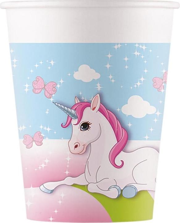 Actual product image Procos 8 cups - unicorn - approx. 200 ml (8x)