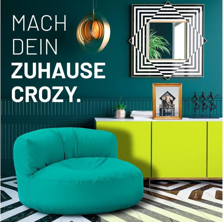 Produktbild Lumaland Sitzsack-Sofa, 320 l Polyester (PES), Türkis