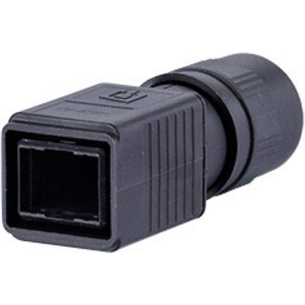 Metz Connect RJ45 Steckverbinder Industry IP67 V4, Elektronikkabel + Stecker, Schwarz