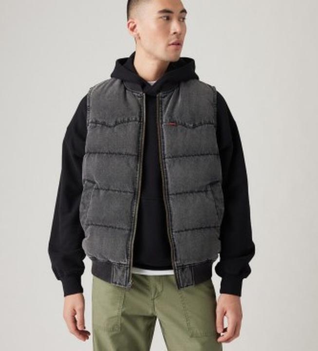 Actual product image Levis Western Super Puffer Vest (S)