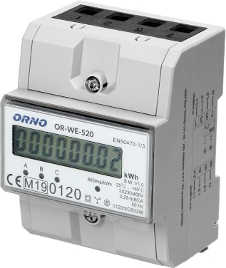Orno Compteur d'électricité triphasé