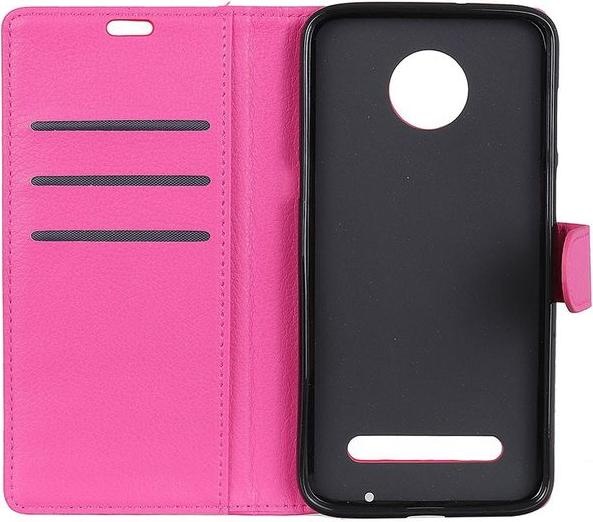 Actual product image MU Classic Litchi Leather Bookcover Series (Motorola Moto Z3 Play)