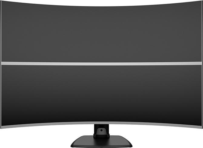 Immagine prodotto Multibrackets Supporto per monitor Dual 32-50", nero, verticale (Tavolo, 50", 24 kg)