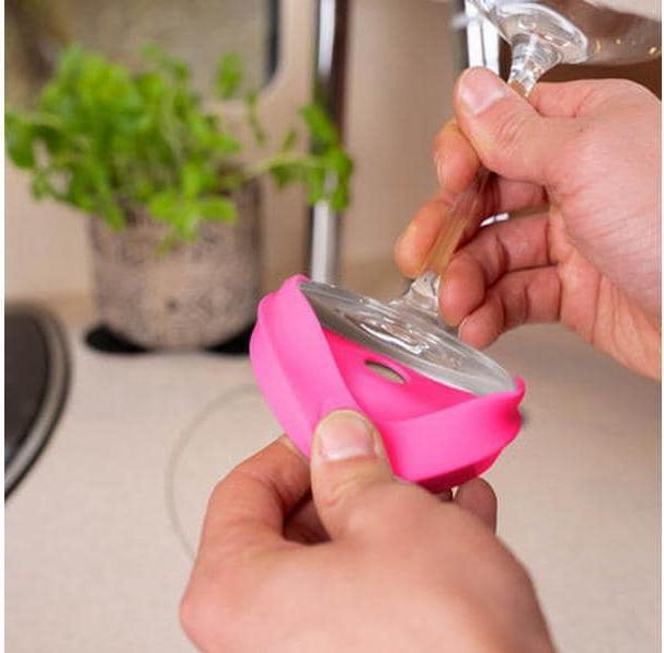 Produktbild Silwy Magnet-Kondom für Stielgläser Pink (1 x)