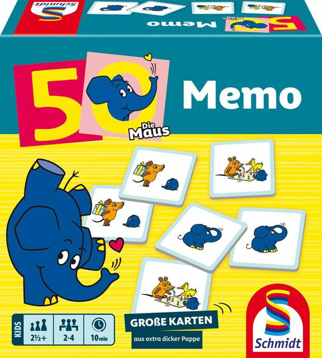 Actual product image Schmidt Spiele The mouse, elephant memo (d) (German)