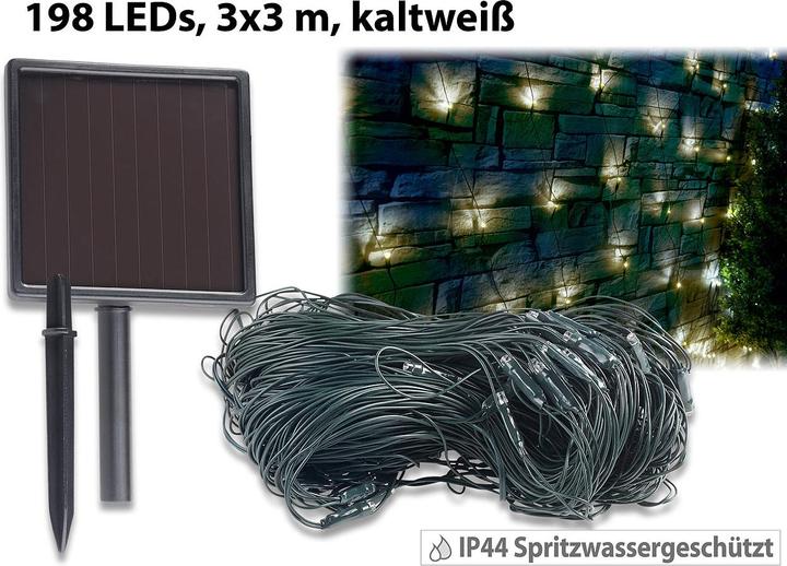 Image du produit Lunartec Réseau lumineux solaire à LED (3 m)