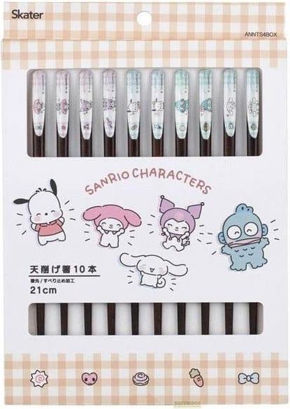 Produktbild Sanrio Essstäbchen 10er-Pack Characters