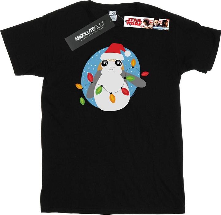 Image du produit Star Wars - T-shirt THE LAST JEDI PORG CHRISTMAS LIGHTS - Homme (S)