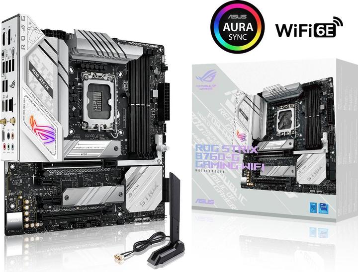 Productafbeelding ASUS ROG STRIX B760-G GAMING WIFI (LGA 1700, Intel B760, mATX)