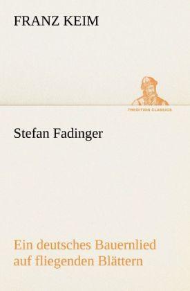 Produktbild Stefan Fadinger (Deutsch, Franz Keim, 2012)