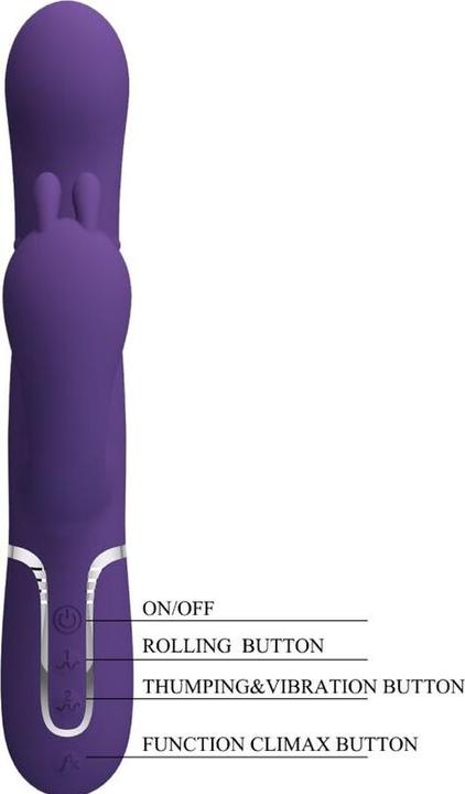 Produktbild Pretty Love Cammy Triple Vibrator Multifunktion 4 In 1 Lila