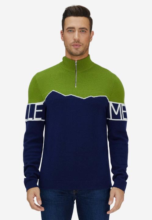 Produktbild Bellemere Pullover Merino Super Fine Mountain Print Sweater (M)