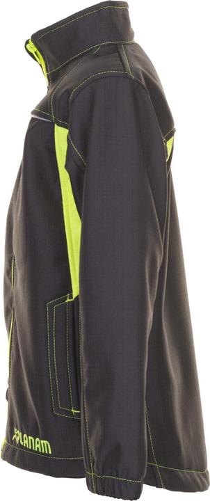 Produktbild Planam Kindersoftshelljacke Junior Grösse 146/152 anthrazit/gelb (146, 152)