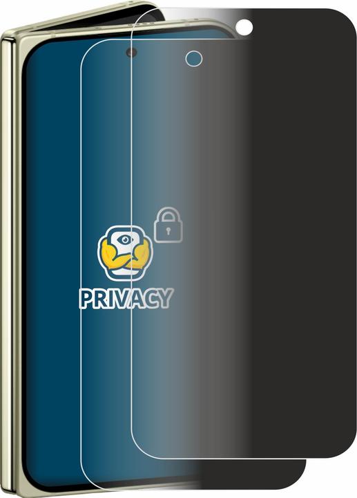 Produktbild BROTECT Sichtschutzfolie für Google Pixel 10 Pro Fold Anti-Spy Privacy Folie Blaulicht-Schutz (2 Stück, Google Pixel 10 Pro Fold)
