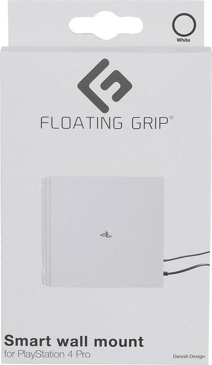 Floating Grip PS4 Pro wall mount by ®, White (PS4)