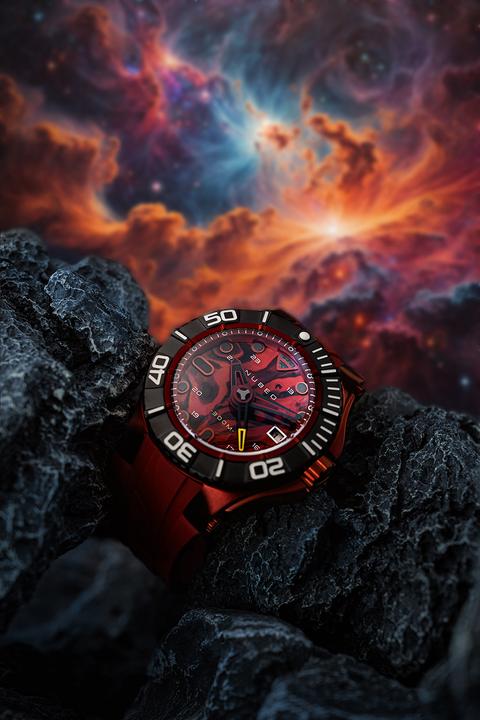 Actual product image Nubeo NB-6054-07 Manta (Diving watch, 54 mm)