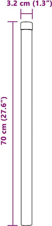 Produktbild vidaXL Zaunpfosten