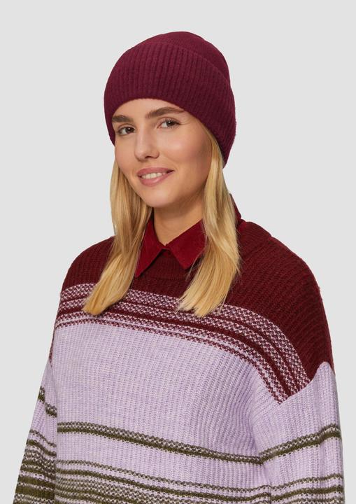 Image du produit s.Oliver Mütze Beanie aus Rippstrick